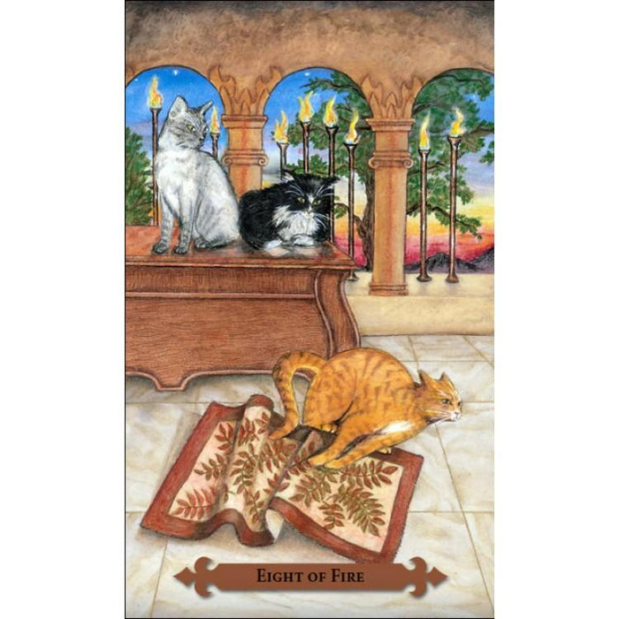 Mystical Cats Tarot Set - Lunaeae Weatherstone - Tarotpuoti