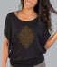 Mystical Moon Bamboo Dolman Top - Tarotpuoti