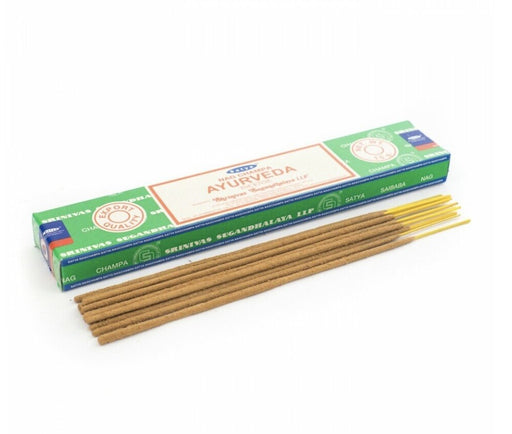 Nag Champa Ayurveda suitsuketikku 15g - Satya - Tarotpuoti