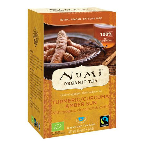 Numi Turmeric/Curcuma Amber Sun Organic Tea 12 kpl - Tarotpuoti