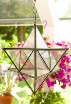 Oriental light "Merkaba" with chain - Tarotpuoti