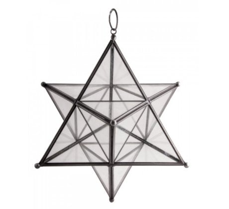 Oriental light "Merkaba" with chain - Tarotpuoti