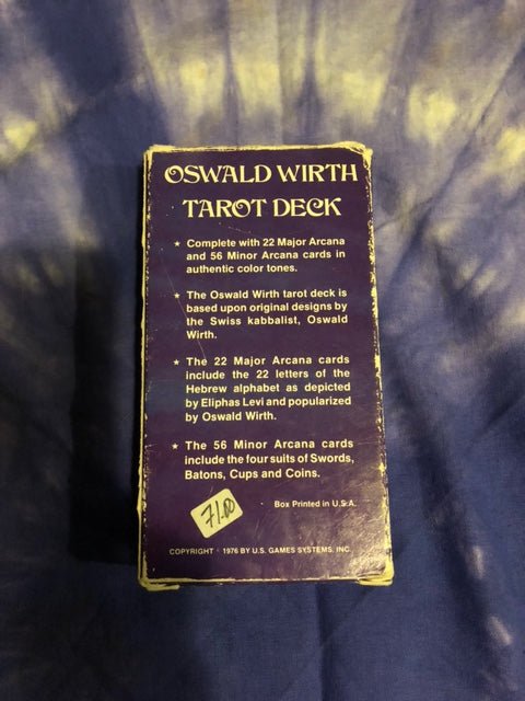 Oswald Wirth Tarot Deck (vintage 1977)(preloved/käytetty) - Tarotpuoti