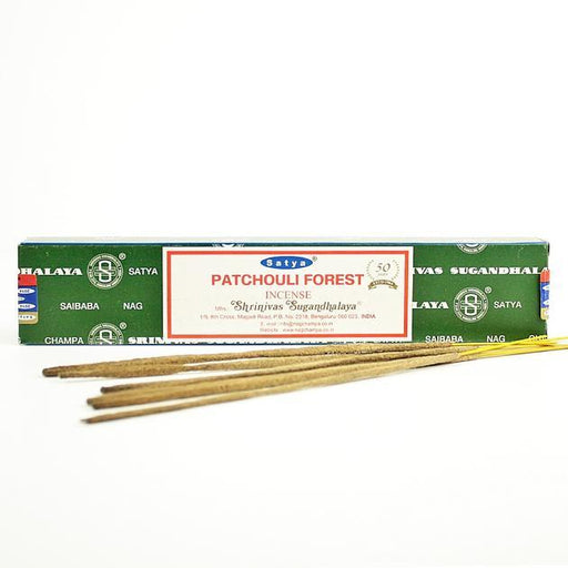 Patchouli Forest suitsuketikku 15 g - Satya. - Tarotpuoti