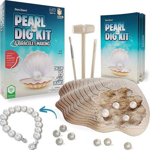 Pearl Dig Kit - nuoren helmikoru askartelijan starttipaketti - Tarotpuoti