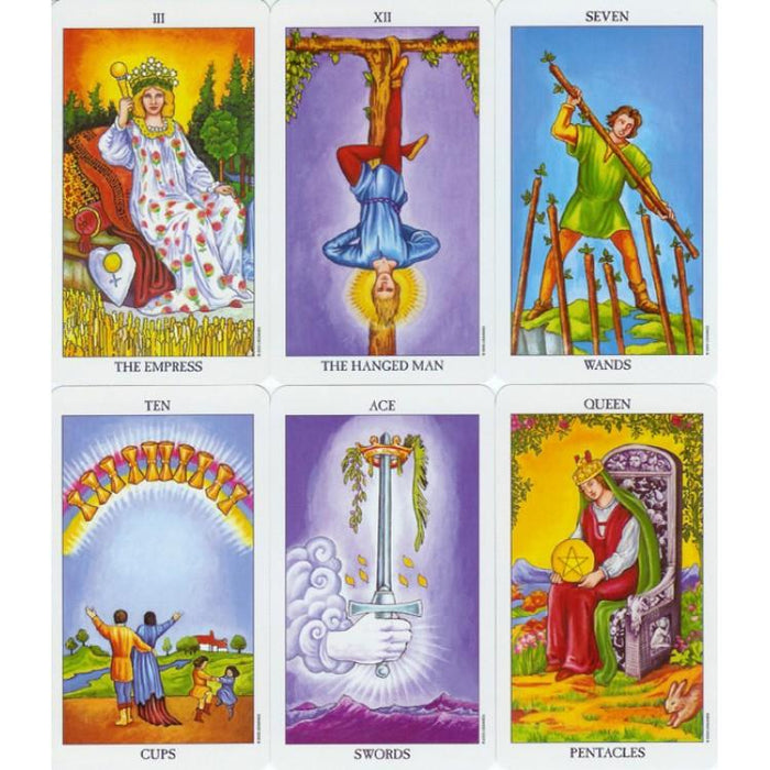 Radiant Rider - Waite Tarot Deck peltirasiassa - Tarotpuoti
