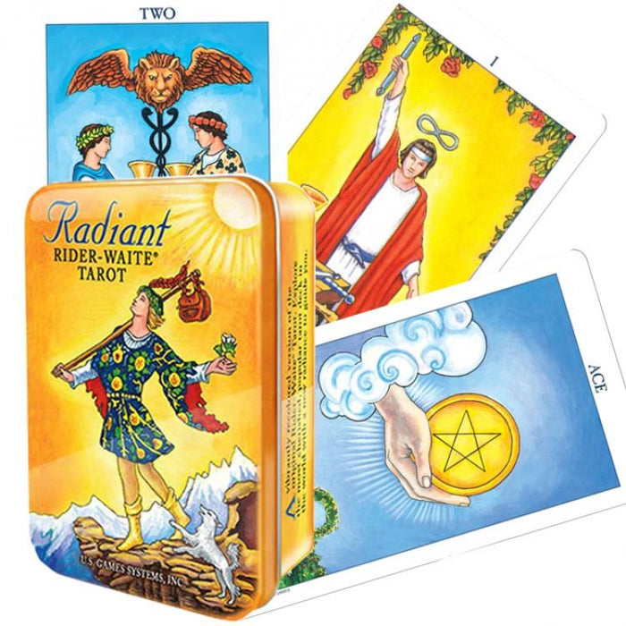 Radiant Rider - Waite Tarot Deck peltirasiassa - Tarotpuoti