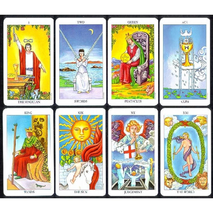 Radiant Rider - Waite Tarot Deck peltirasiassa - Tarotpuoti
