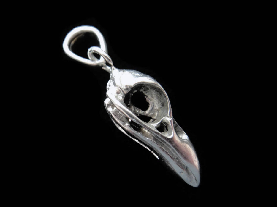 Raven Skull riipus pieni n.20mm - Tarotpuoti