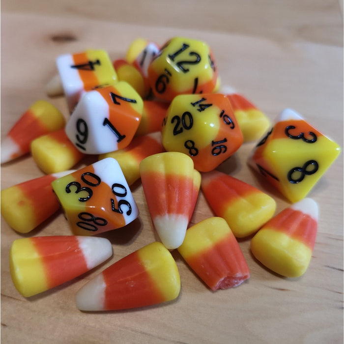 Roolipeli nopat Candy Corn 1kpl D6 - Ice Cream Dice - Tarotpuoti