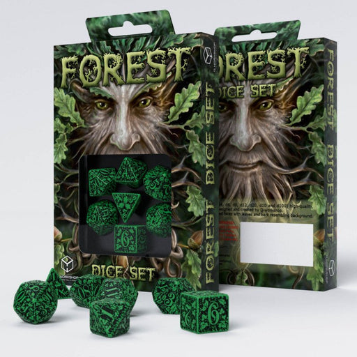 Roolipeli nopat Forest Dice Set - Q Workshop - Tarotpuoti