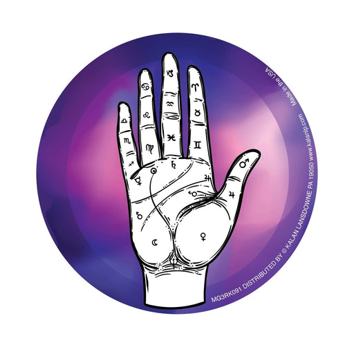 Round Magnet BODY & SOUL Hand Reading - jätti magneetti n.8cm - Tarotpuoti