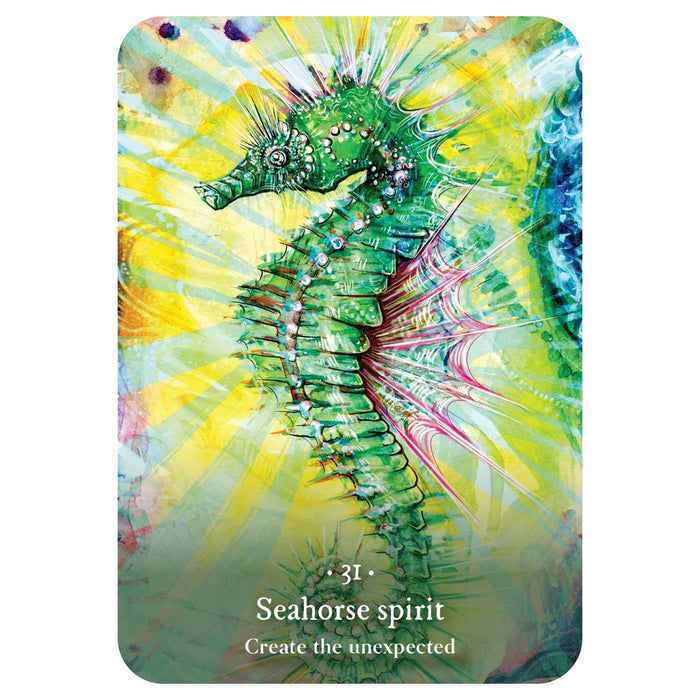 Sacred Sea Oracle: Divine into the Depth of Your Cosmic Soul - Justine Serebrin - Tarotpuoti