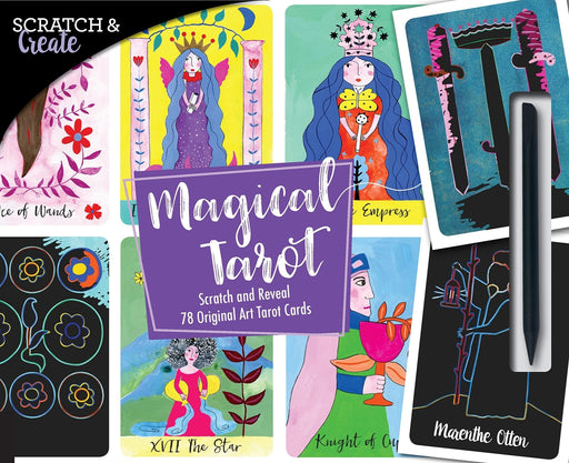 Scratch & Create Magical Tarot: Scratch and Reveal 78 Original Art Tarot Cards - Marenthe Otten - Tarotpuoti