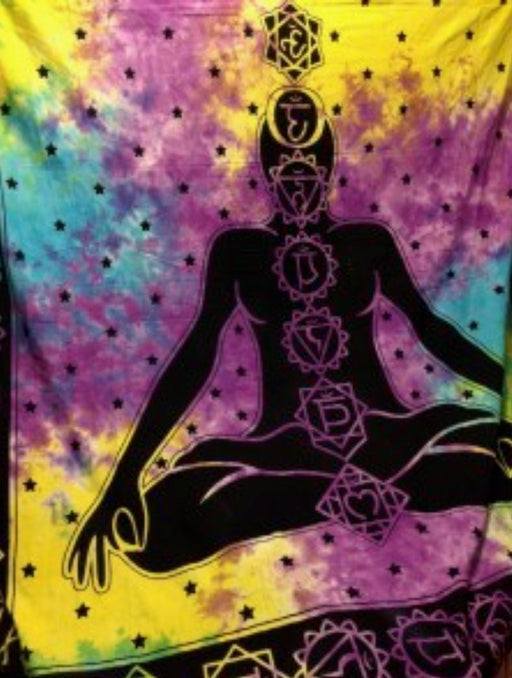 seinävaate seven Chakra 240X220Cm - Tarotpuoti