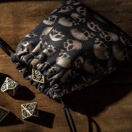 Skull - Dice Bag - Q workshop - Tarotpuoti