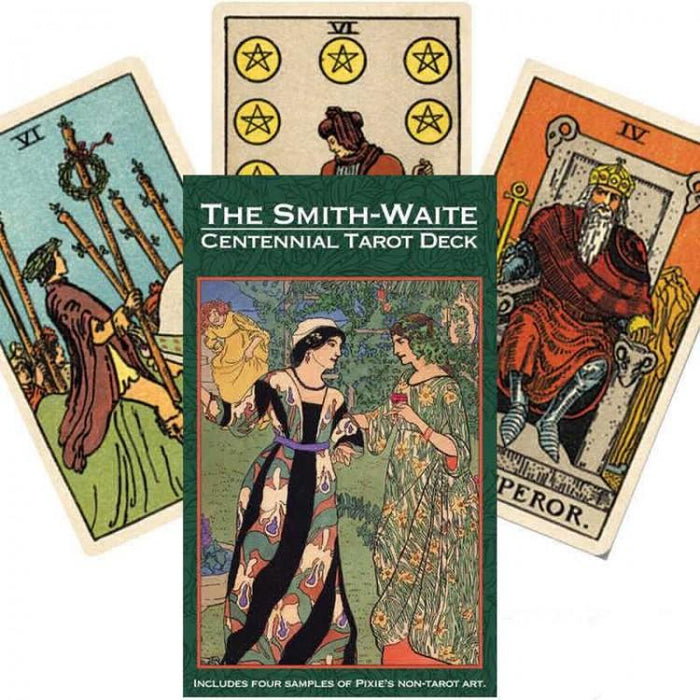 Smith-Waite Tarot Deck Centennial Edition peltirasiassa - Tarotpuoti