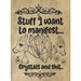 Stuff I want to manifest...- jätti magneetti n.6x8cm - Tarotpuoti