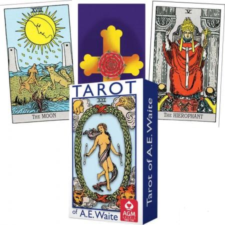 Tarot of A.E. Waite (blue) pocket version svenskt (ruotsinkielinen) - Tarotpuoti