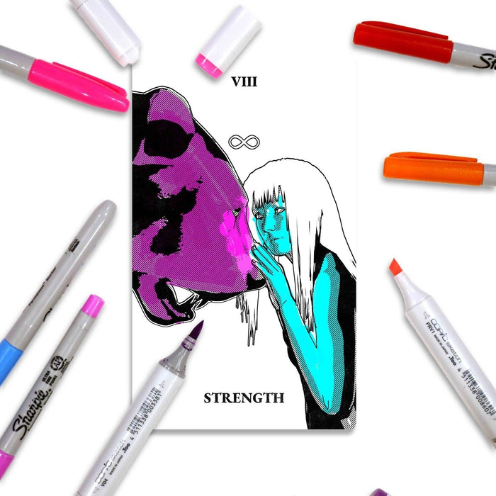 Tarot of the Holy Spectrum: Color Me Edition - Chase Voorhees (Indie import) UUTUUS 2023 - Tarotpuoti