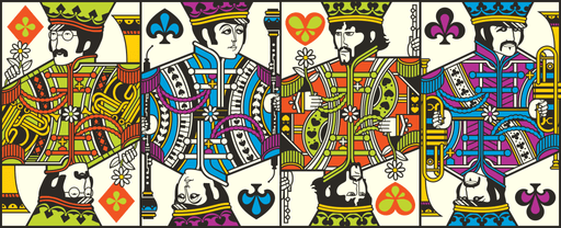 The Beatles Blue pelikortit - Theory11 - Tarotpuoti