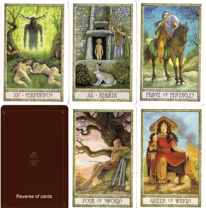 The Druid Craft Tarot deck- Philip And Stephanie Carr-Gomm - Tarotpuoti