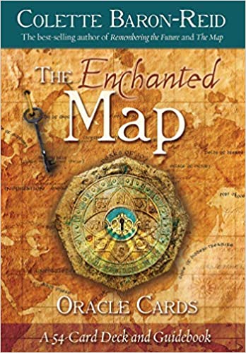 The Enchanted Map Oracle Cards - Colette Baron-Reid (Preloved käytetty) Vanhalla kansikuvalla - Tarotpuoti