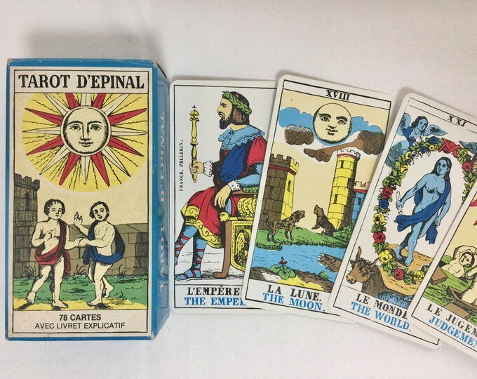 The Epinal Tarot Deck, Tarot d'Epinal Marseilles - Grimaud (Preloved/käytetty) - Tarotpuoti