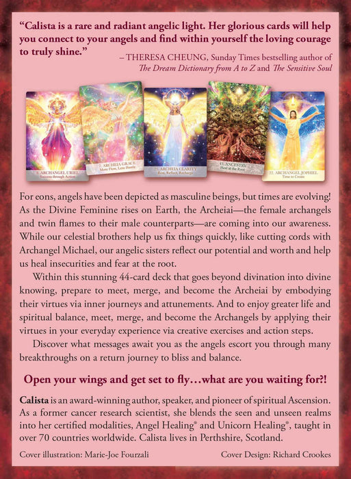 The Female Archangels Oracle: A 44-Card Empowerment Deck and Guideboo - Tarotpuoti