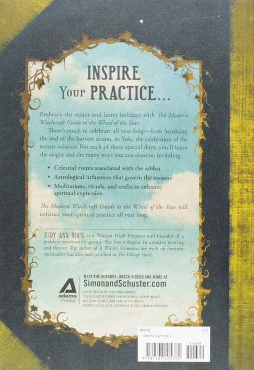 The Modern Witchcraft Guide to the Wheel of the Year: From Samhain to Yule, Your Guide to the Wiccan Holidays - Judy Ann Nock - Tarotpuoti