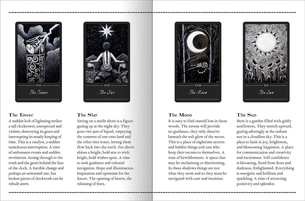 The Phantomwise Tarot: A 78-Card Deck and Guidebook - Erin Morgenstern - Tarotpuoti