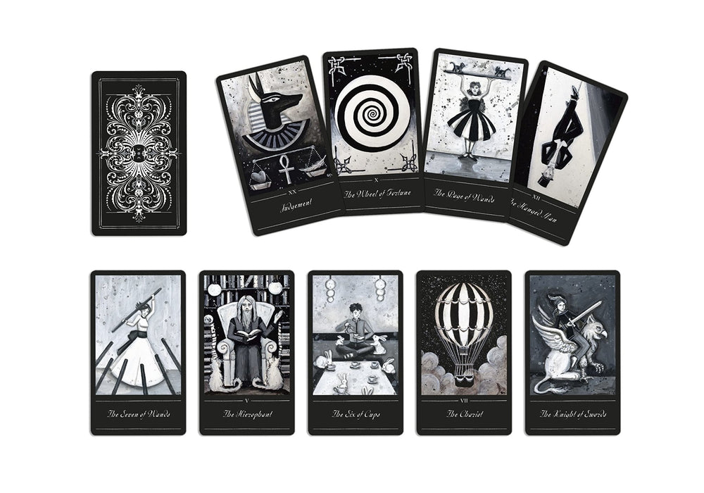 The Phantomwise Tarot: A 78-Card Deck and Guidebook - Erin Morgenstern - Tarotpuoti