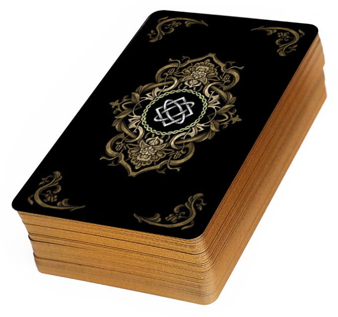 The Slavic Legends Tarot - Size 12cm, Gold edges - Taroteca Studios - Tarotpuoti