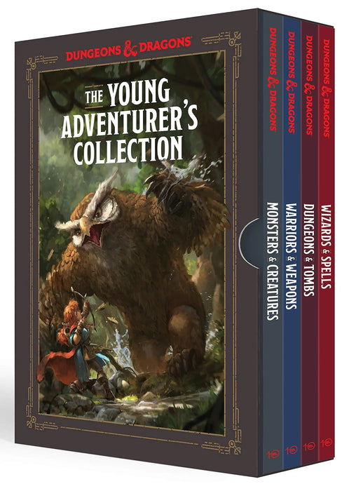 The Young Adventurer's Collection : Monsters and Creatures, Warriors and Weapons, Dungeons and Tombs, Wizards and Spells Dungeons and Dragons 4-Book Boxed Set - Jim Zub - Tarotpuoti