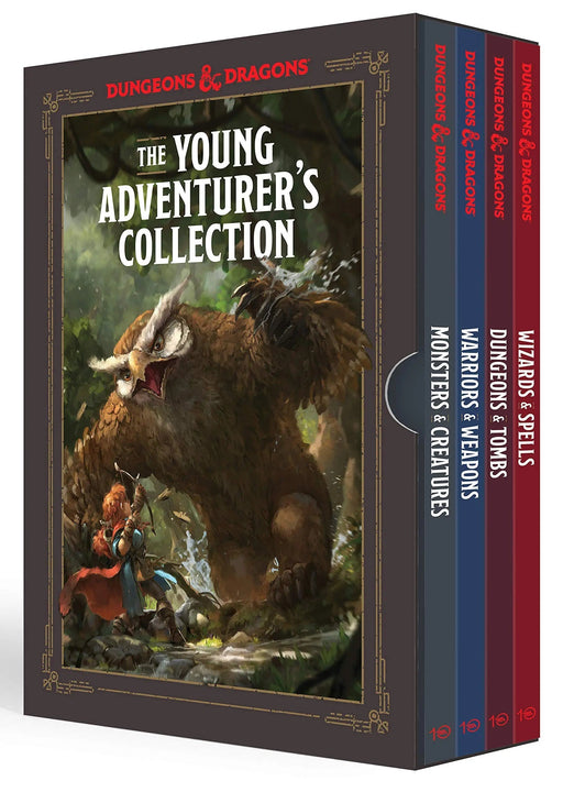 The Young Adventurer's Collection : Monsters and Creatures, Warriors and Weapons, Dungeons and Tombs, Wizards and Spells Dungeons and Dragons 4-Book Boxed Set - Jim Zub - Tarotpuoti