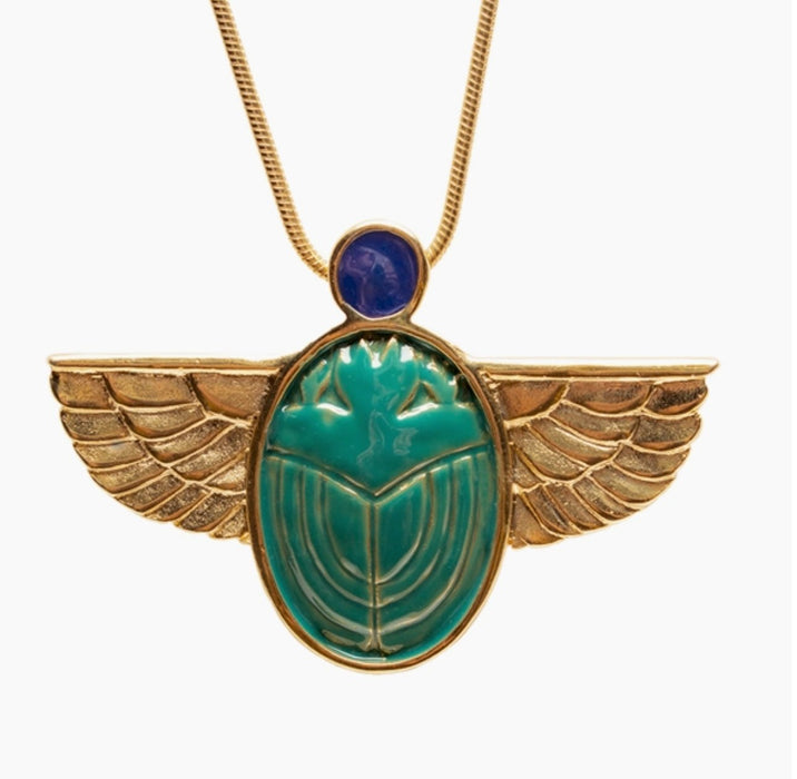 Tiffany Scarab Rintanappi/Riipus - Tarotpuoti