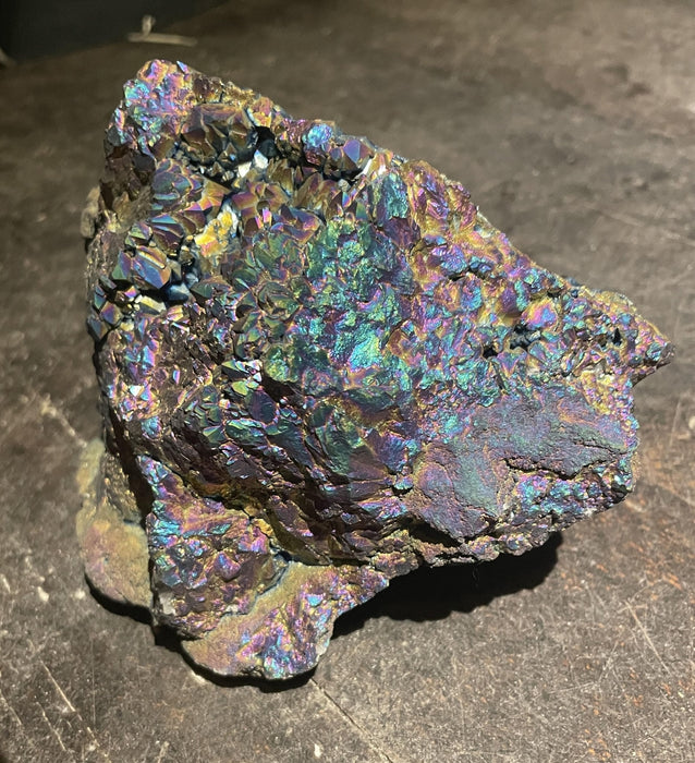 Titanium Aura Quartz iso raakapala >10cm - Tarotpuoti