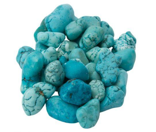 Turqerenite / Blue Howlite rumpuhiottu 1-2cm Etelä-Afrikka - Tarotpuoti