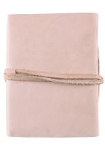 Pikkuinen nahkainen muistikirja luonnonvärinen