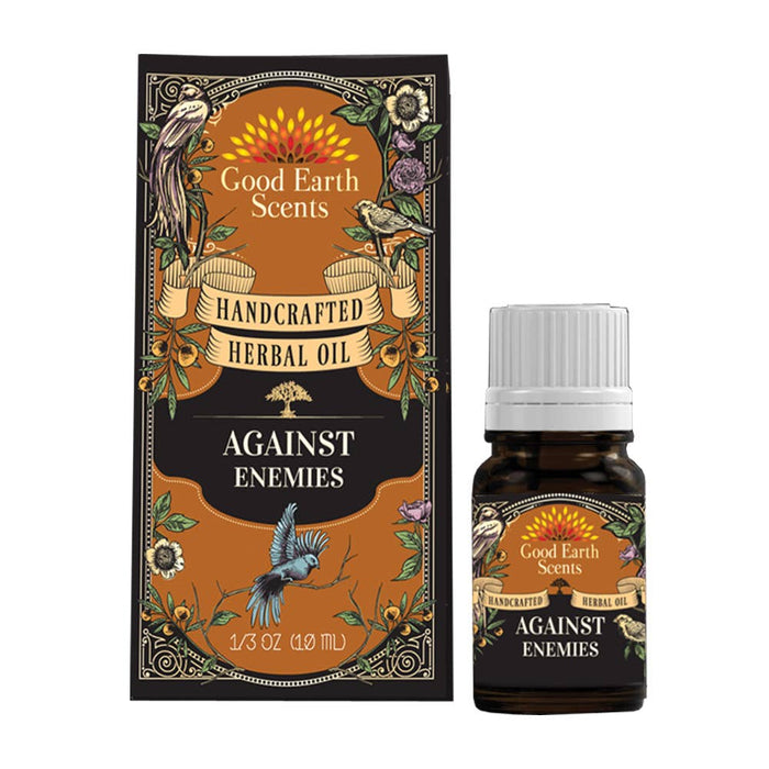 Vihollista vastaan - Against Enemies Yrttiöljy 10 ml 100% Pure Loitsuöljy - Tarotpuoti