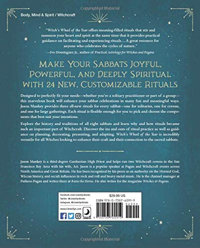 Witch's Wheel of the Year: Rituals for Circles, Solitaries & Covens - Jason Mankey - Tarotpuoti