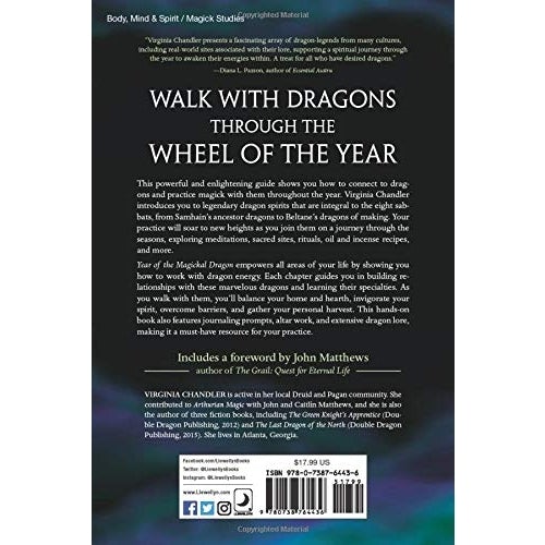 Year of the Magickal Dragon: A Seasonal Journey of Magick & Ritual - Virginia Chandler - Tarotpuoti